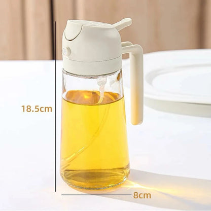 Dispensador Aceite 2 en 1 Vidrio Pack x2 - Imagen 2